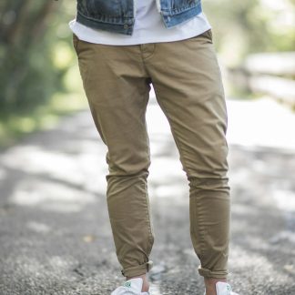 9Ma6M6 Men's Straight Fit Chino Pants — Cotton Twill